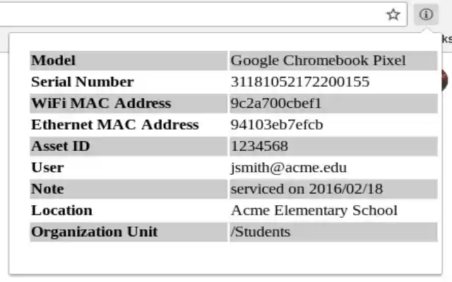Chrome Device Info from Chrome web store to be run with OffiDocs Chromium online Chrome Device Info from Chrome web store to be run with OffiDocs Chromium online