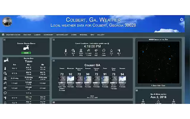 Colbert Weather from Chrome web store to be run with OffiDocs Chromium online Colbert Weather from Chrome web store to be run with OffiDocs Chromium online