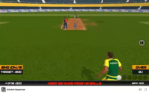 Cricket Superstar Game Choose your team and compete globally! from Chrome web store to be run with OffiDocs Chromium online Cricket Superstar Game Choose your team and compete globally! from Chrome web store to be run with OffiDocs Chromium online
