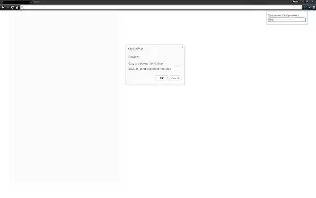 CryptoString from Chrome web store to be run with OffiDocs Chromium online CryptoString from Chrome web store to be run with OffiDocs Chromium online