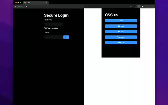 CSSizer from Chrome web store to be run with OffiDocs Chromium online CSSizer from Chrome web store to be run with OffiDocs Chromium online