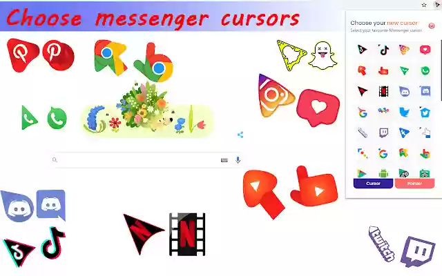 Custom Messenger Cursor from Chrome web store to be run with OffiDocs Chromium online Custom Messenger Cursor from Chrome web store to be run with OffiDocs Chromium online