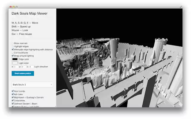 Dark Souls Map Viewer from Chrome web store to be run with OffiDocs Chromium online Dark Souls Map Viewer from Chrome web store to be run with OffiDocs Chromium online
