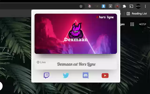 Dexmaan Live from Chrome web store to be run with OffiDocs Chromium online Dexmaan Live from Chrome web store to be run with OffiDocs Chromium online
