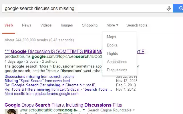 Discussions button for Google Search™ from Chrome web store to be run with OffiDocs Chromium online Discussions button for Google Search™ from Chrome web store to be run with OffiDocs Chromium online
