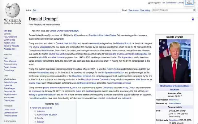 Drumpf from Chrome web store to be run with OffiDocs Chromium online Drumpf from Chrome web store to be run with OffiDocs Chromium online