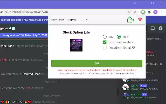 dTools member list saver for Discord from Chrome web store to be run with OffiDocs Chromium online dTools member list saver for Discord from Chrome web store to be run with OffiDocs Chromium online