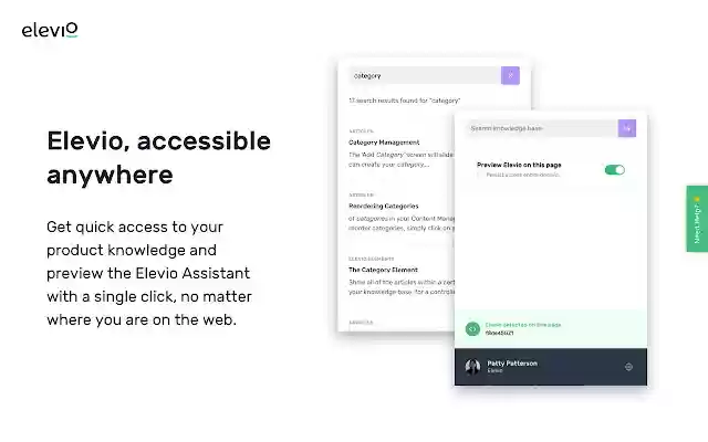 Elevio Chrome Extension from Chrome web store to be run with OffiDocs Chromium online Elevio Chrome Extension from Chrome web store to be run with OffiDocs Chromium online