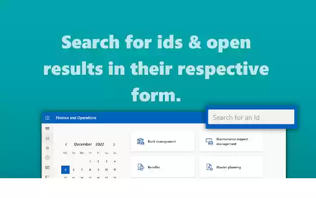 Embedded input for BE Search for D365 FO from Chrome web store to be run with OffiDocs Chromium online Embedded input for BE Search for D365 FO from Chrome web store to be run with OffiDocs Chromium online