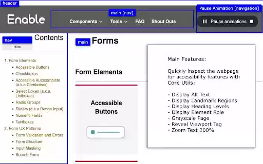 Equa11y: Accessibility Testing Utilities from Chrome web store to be run with OffiDocs Chromium online Equa11y: Accessibility Testing Utilities from Chrome web store to be run with OffiDocs Chromium online