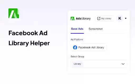 Facebook, TikTok Ad Library Helper from Chrome web store to be run with OffiDocs Chromium online Facebook, TikTok Ad Library Helper from Chrome web store to be run with OffiDocs Chromium online