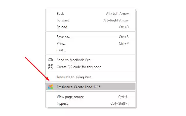 Freshsales: Create Lead from Chrome web store to be run with OffiDocs Chromium online Freshsales: Create Lead from Chrome web store to be run with OffiDocs Chromium online