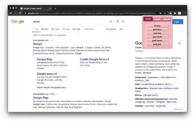 Google date range search from Chrome web store to be run with OffiDocs Chromium online Google date range search from Chrome web store to be run with OffiDocs Chromium online