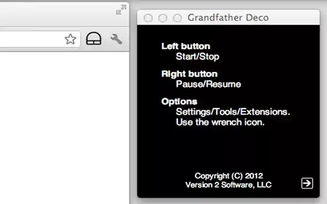 Grandfather Deco Mezzora Timer from Chrome web store to be run with OffiDocs Chromium online Grandfather Deco Mezzora Timer from Chrome web store to be run with OffiDocs Chromium online