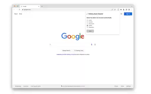 History Auto Cleaner from Chrome web store to be run with OffiDocs Chromium online History Auto Cleaner from Chrome web store to be run with OffiDocs Chromium online