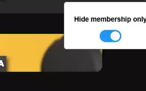 HMO Hide Members Only videos from Chrome web store to be run with OffiDocs Chromium online HMO Hide Members Only videos from Chrome web store to be run with OffiDocs Chromium online