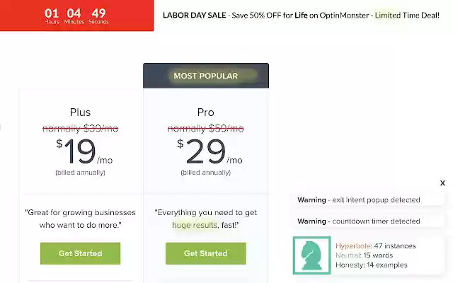 Honest Marketer from Chrome web store to be run with OffiDocs Chromium online Honest Marketer from Chrome web store to be run with OffiDocs Chromium online