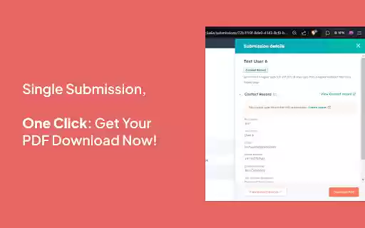 HubSpot Form Submissions Exporter from Chrome web store to be run with OffiDocs Chromium online HubSpot Form Submissions Exporter from Chrome web store to be run with OffiDocs Chromium online