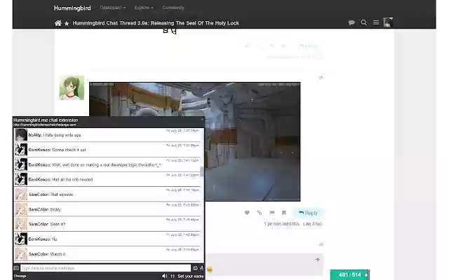 Humming Chat from Chrome web store to be run with OffiDocs Chromium online Humming Chat from Chrome web store to be run with OffiDocs Chromium online
