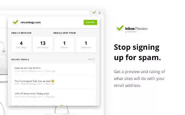 Inbox Preview by TrustedSite from Chrome web store to be run with OffiDocs Chromium online Inbox Preview by TrustedSite from Chrome web store to be run with OffiDocs Chromium online
