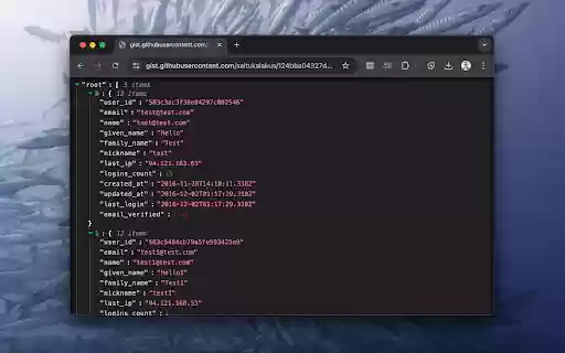 JSON Viewer Formatter for Chrome from Chrome web store to be run with OffiDocs Chromium online JSON Viewer Formatter for Chrome from Chrome web store to be run with OffiDocs Chromium online