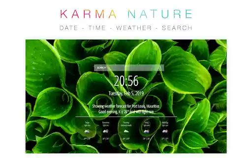 karma Nature from Chrome web store to be run with OffiDocs Chromium online karma Nature from Chrome web store to be run with OffiDocs Chromium online