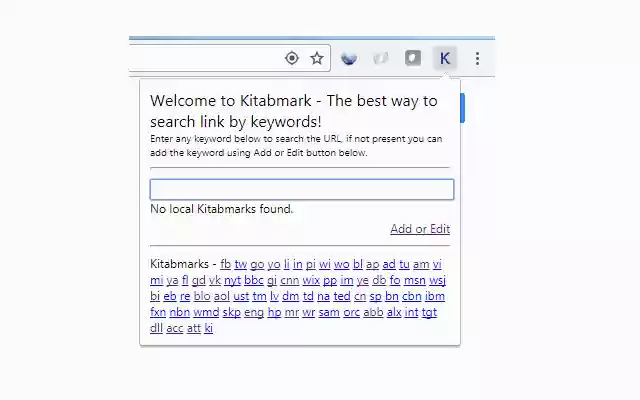 Kitabmark Link by keywords from Chrome web store to be run with OffiDocs Chromium online Kitabmark Link by keywords from Chrome web store to be run with OffiDocs Chromium online
