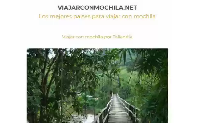 La app de viajarconmochila.net from Chrome web store to be run with OffiDocs Chromium online La app de viajarconmochila.net from Chrome web store to be run with OffiDocs Chromium online