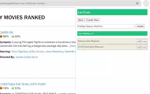 LexiTrove from Chrome web store to be run with OffiDocs Chromium online LexiTrove from Chrome web store to be run with OffiDocs Chromium online