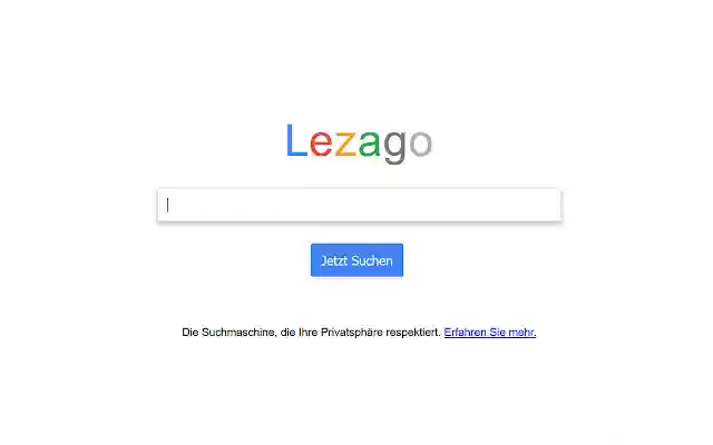 Lezago Go Die Privatsphäre Suchmaschine from Chrome web store to be run with OffiDocs Chromium online Lezago Go Die Privatsphäre Suchmaschine from Chrome web store to be run with OffiDocs Chromium online