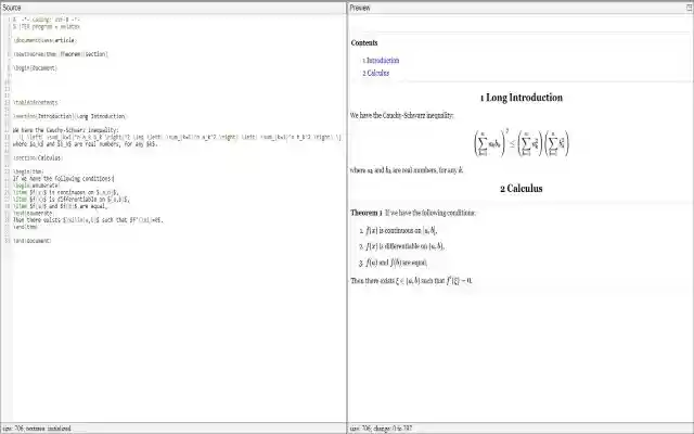 Math Equations Editor / Latex Editor from Chrome web store to be run with OffiDocs Chromium online Math Equations Editor / Latex Editor from Chrome web store to be run with OffiDocs Chromium online