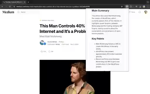 Medium Blog Summarizer from Chrome web store to be run with OffiDocs Chromium online Medium Blog Summarizer from Chrome web store to be run with OffiDocs Chromium online