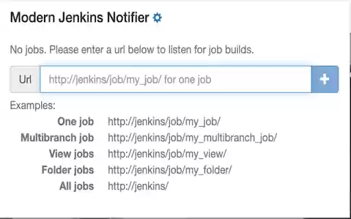 Modern Jenkins Notifier from Chrome web store to be run with OffiDocs Chromium online Modern Jenkins Notifier from Chrome web store to be run with OffiDocs Chromium online