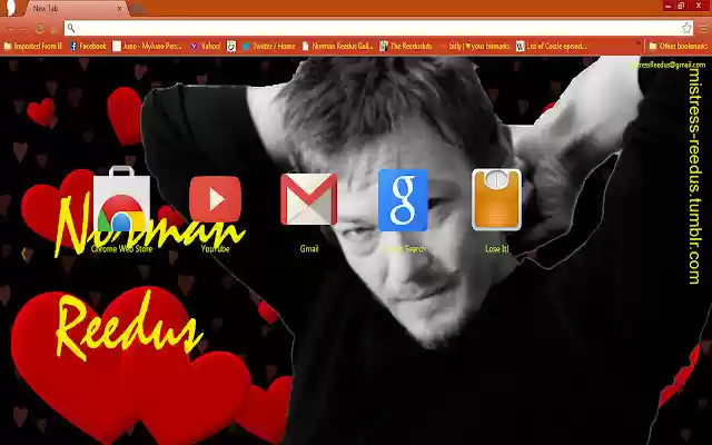 Norman Reedus Red Hearts from Chrome web store to be run with OffiDocs Chromium online Norman Reedus Red Hearts from Chrome web store to be run with OffiDocs Chromium online