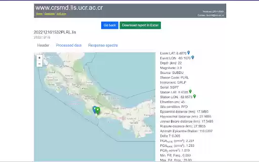 Notificador de Informes Sísmicos from Chrome web store to be run with OffiDocs Chromium online Notificador de Informes Sísmicos from Chrome web store to be run with OffiDocs Chromium online