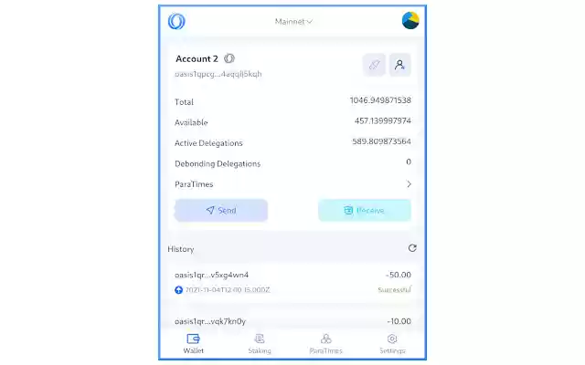 Oasis Wallet from Chrome web store to be run with OffiDocs Chromium online Oasis Wallet from Chrome web store to be run with OffiDocs Chromium online