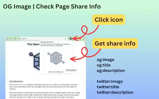 OG Image | Check Page Share Info from Chrome web store to be run with OffiDocs Chromium online OG Image | Check Page Share Info from Chrome web store to be run with OffiDocs Chromium online