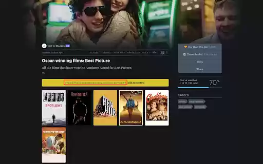 One Service Filter for Letterboxd from Chrome web store to be run with OffiDocs Chromium online One Service Filter for Letterboxd from Chrome web store to be run with OffiDocs Chromium online