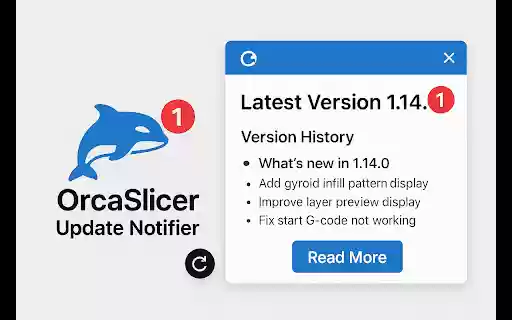 OrcaSlicer Update Notifier from Chrome web store to be run with OffiDocs Chromium online OrcaSlicer Update Notifier from Chrome web store to be run with OffiDocs Chromium online