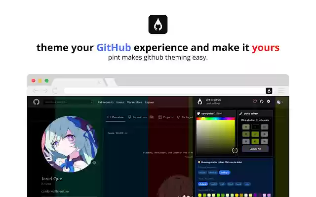 Pint for GitHub from Chrome web store to be run with OffiDocs Chromium online Pint for GitHub from Chrome web store to be run with OffiDocs Chromium online