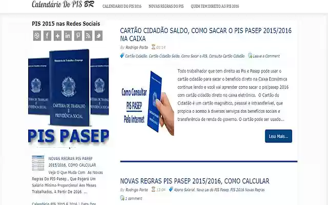 PIS Pasep 2015/2016 Calendario PIS 2016 from Chrome web store to be run with OffiDocs Chromium online PIS Pasep 2015/2016 Calendario PIS 2016 from Chrome web store to be run with OffiDocs Chromium online