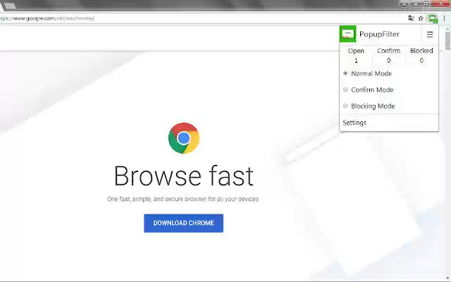 PopupFilter from Chrome web store to be run with OffiDocs Chromium online PopupFilter from Chrome web store to be run with OffiDocs Chromium online