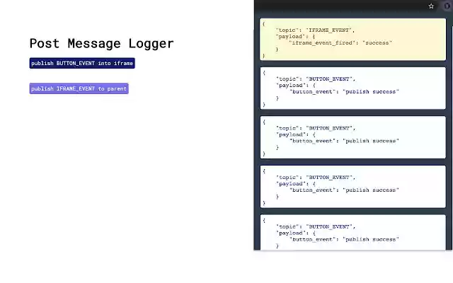 post message logger from Chrome web store to be run with OffiDocs Chromium online post message logger from Chrome web store to be run with OffiDocs Chromium online