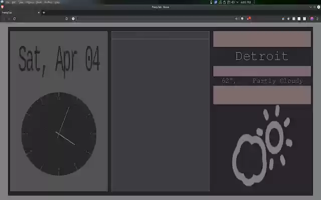 Pretty Tab from Chrome web store to be run with OffiDocs Chromium online Pretty Tab from Chrome web store to be run with OffiDocs Chromium online