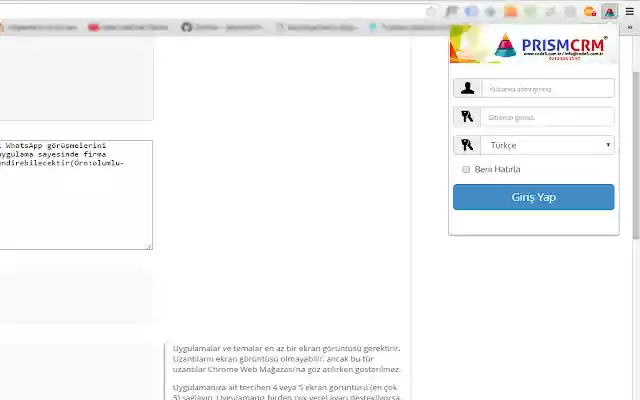 Prism_WhatsApp from Chrome web store to be run with OffiDocs Chromium online Prism_WhatsApp from Chrome web store to be run with OffiDocs Chromium online