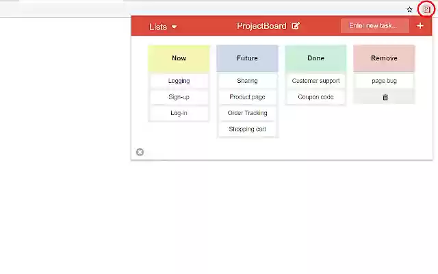 Project Board from Chrome web store to be run with OffiDocs Chromium online Project Board from Chrome web store to be run with OffiDocs Chromium online