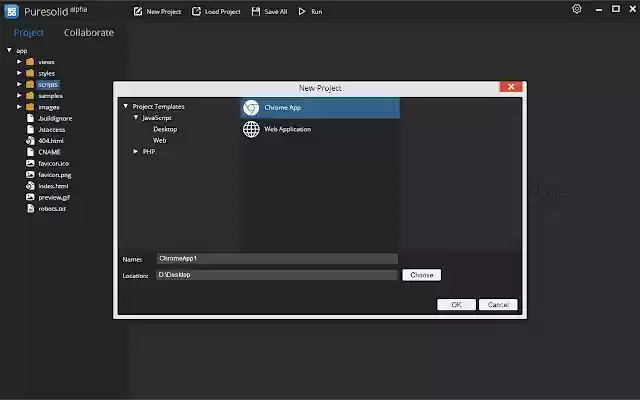 Puresolid IDE from Chrome web store to be run with OffiDocs Chromium online Puresolid IDE from Chrome web store to be run with OffiDocs Chromium online