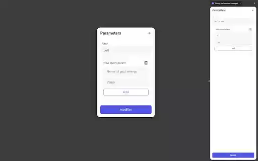 Query parameters manager from Chrome web store to be run with OffiDocs Chromium online Query parameters manager from Chrome web store to be run with OffiDocs Chromium online