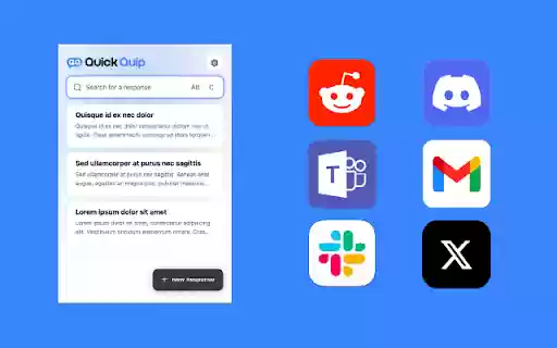 Quick Quip from Chrome web store to be run with OffiDocs Chromium online Quick Quip from Chrome web store to be run with OffiDocs Chromium online