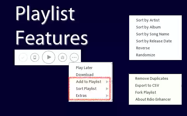 Rdio Enhancer from Chrome web store to be run with OffiDocs Chromium online Rdio Enhancer from Chrome web store to be run with OffiDocs Chromium online